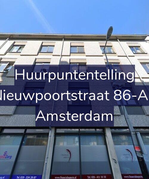 Foto gevel Huurpuntentelling voor Nieuwpoortstraat 86-A4, Amsterdam