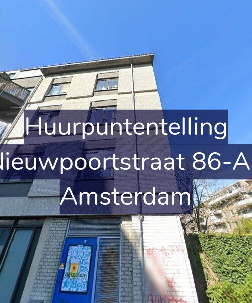 Foto gevel Huurpuntentelling voor Nieuwpoortstraat 86-A1, Amsterdam