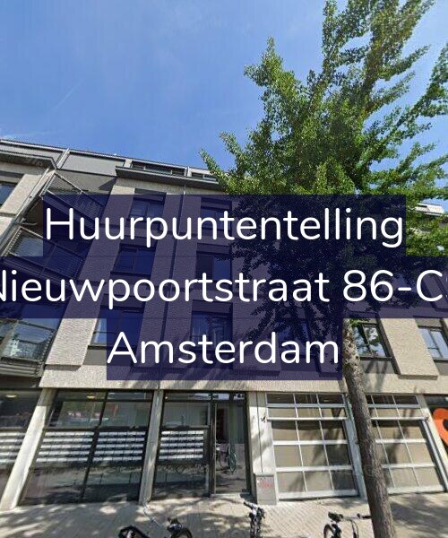 Foto gevel Huurpuntentelling voor Nieuwpoortstraat 86-C9, Amsterdam