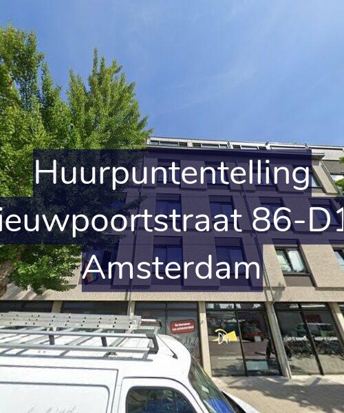 Foto gevel Huurpuntentelling voor Nieuwpoortstraat 86-D16, Amsterdam