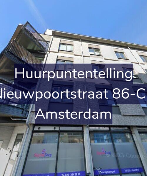 Foto gevel Huurpuntentelling voor Nieuwpoortstraat 86-C7, Amsterdam