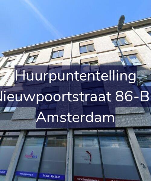 Foto gevel Huurpuntentelling voor Nieuwpoortstraat 86-B6, Amsterdam