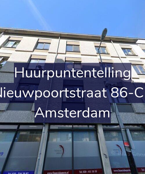 Foto gevel Huurpuntentelling voor Nieuwpoortstraat 86-C5, Amsterdam