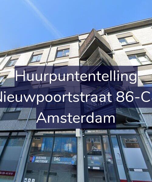 Foto gevel Huurpuntentelling voor Nieuwpoortstraat 86-C4, Amsterdam