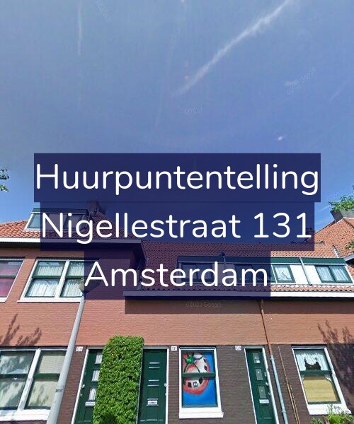 Foto gevel Huurpuntentelling voor Nigellestraat 131, Amsterdam