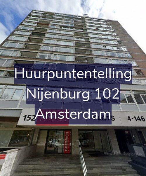 Foto gevel Huurpuntentelling voor Nijenburg 102, Amsterdam