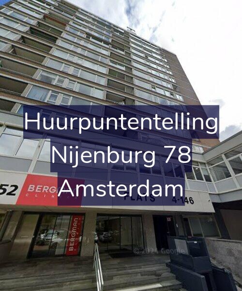 Foto gevel Huurpuntentelling voor Nijenburg 78, Amsterdam