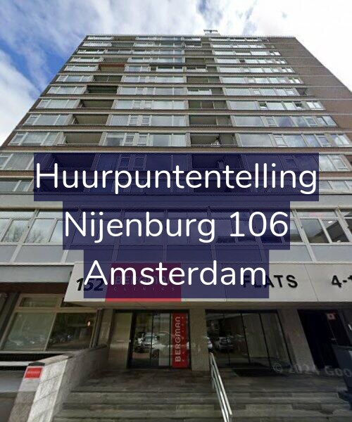 Foto gevel Huurpuntentelling voor Nijenburg 106, Amsterdam