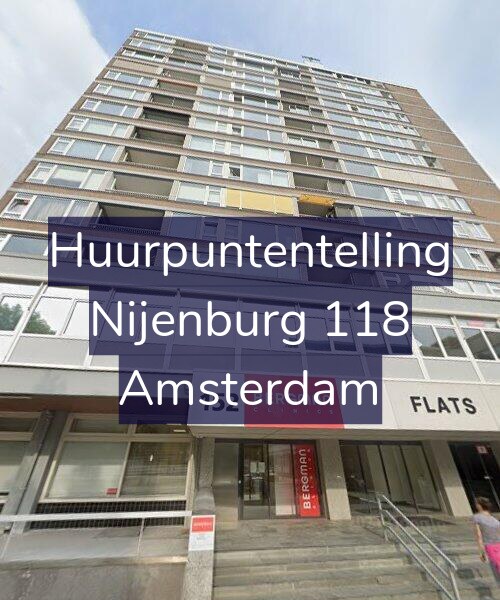 Foto gevel Huurpuntentelling voor Nijenburg 118, Amsterdam