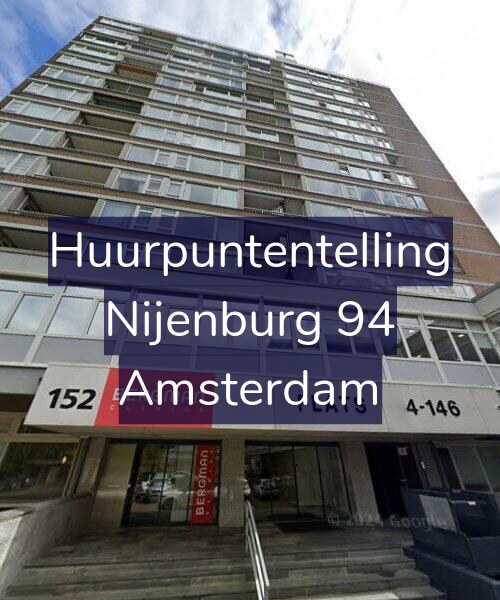 Foto gevel Huurpuntentelling voor Nijenburg 94, Amsterdam