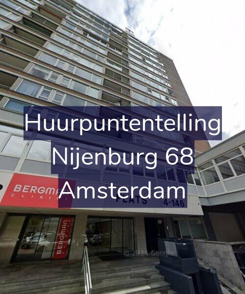 Foto gevel Huurpuntentelling voor Nijenburg 68, Amsterdam