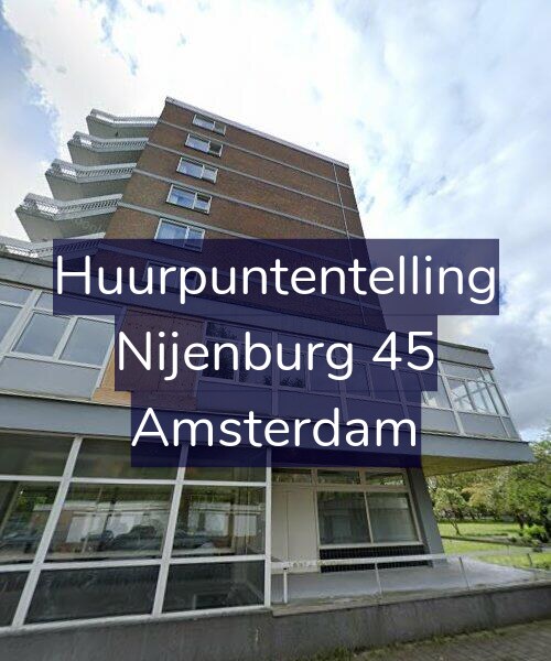 Foto gevel Huurpuntentelling voor Nijenburg 45, Amsterdam