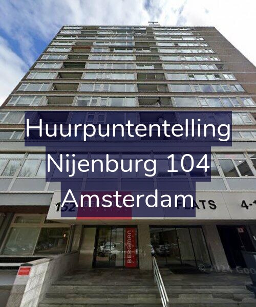 Foto gevel Huurpuntentelling voor Nijenburg 104, Amsterdam