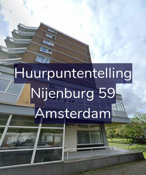 Foto gevel Huurpuntentelling voor Nijenburg 59, Amsterdam