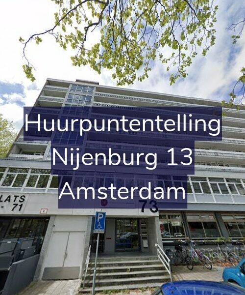 Foto gevel Huurpuntentelling voor Nijenburg 13, Amsterdam