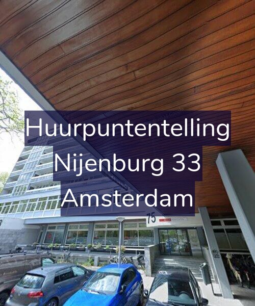 Foto gevel Huurpuntentelling voor Nijenburg 33, Amsterdam