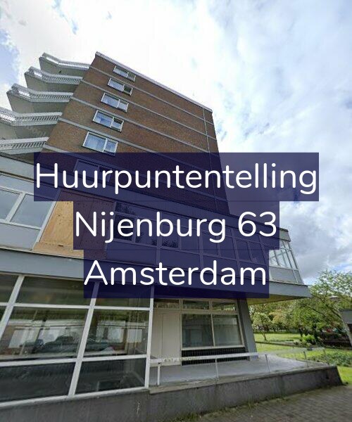 Foto gevel Huurpuntentelling voor Nijenburg 63, Amsterdam