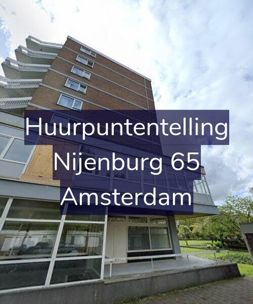 Foto gevel Huurpuntentelling voor Nijenburg 65, Amsterdam