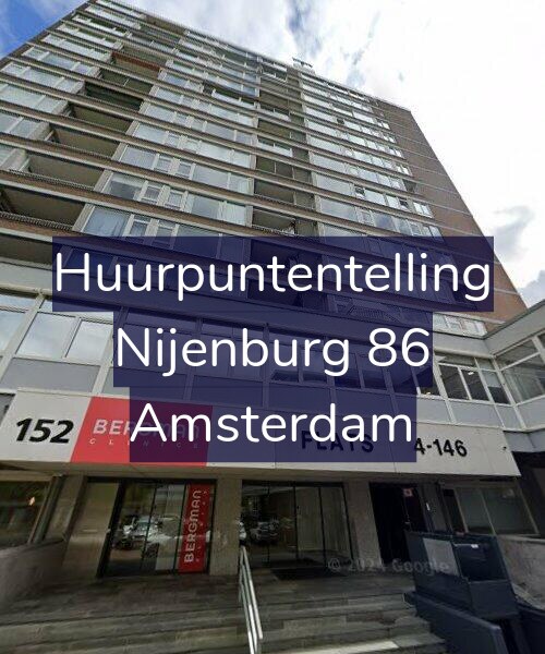 Foto gevel Huurpuntentelling voor Nijenburg 86, Amsterdam