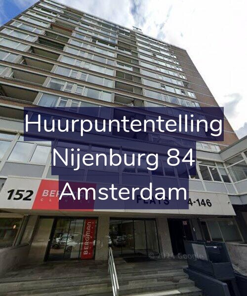Foto gevel Huurpuntentelling voor Nijenburg 84, Amsterdam