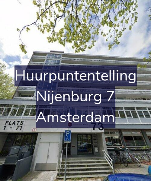 Foto gevel Huurpuntentelling voor Nijenburg 7, Amsterdam