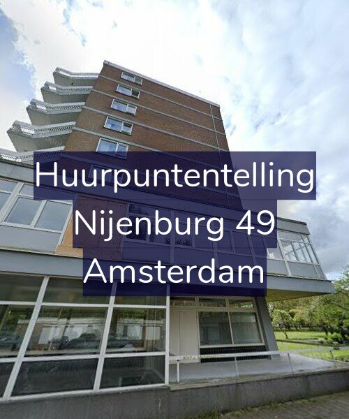 Foto gevel Huurpuntentelling voor Nijenburg 49, Amsterdam