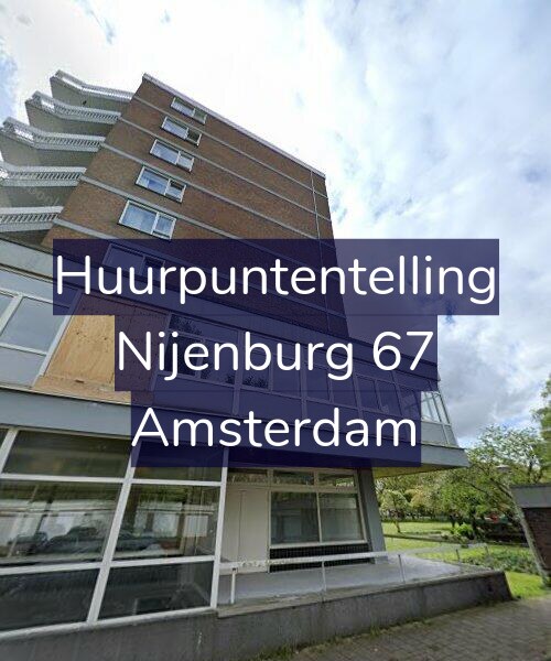 Foto gevel Huurpuntentelling voor Nijenburg 67, Amsterdam