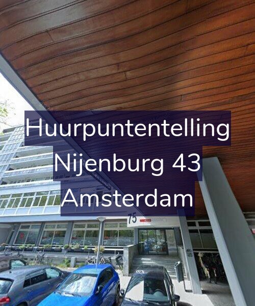 Foto gevel Huurpuntentelling voor Nijenburg 43, Amsterdam