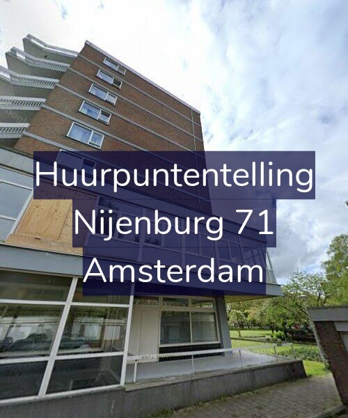 Foto gevel Huurpuntentelling voor Nijenburg 71, Amsterdam