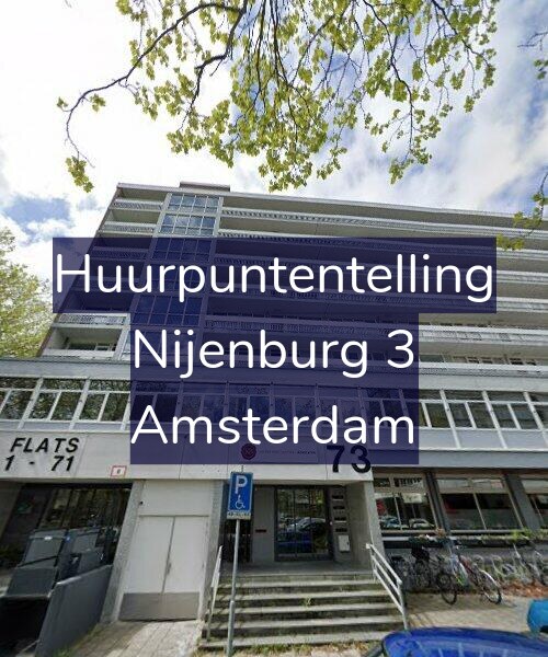 Foto gevel Huurpuntentelling voor Nijenburg 3, Amsterdam
