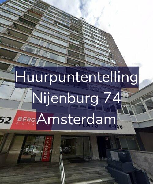 Foto gevel Huurpuntentelling voor Nijenburg 74, Amsterdam