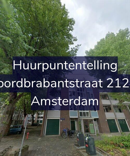 Foto gevel Huurpuntentelling voor Noordbrabantstraat 212-1, Amsterdam