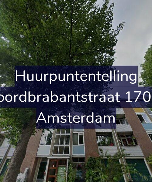 Foto gevel Huurpuntentelling voor Noordbrabantstraat 170-2, Amsterdam