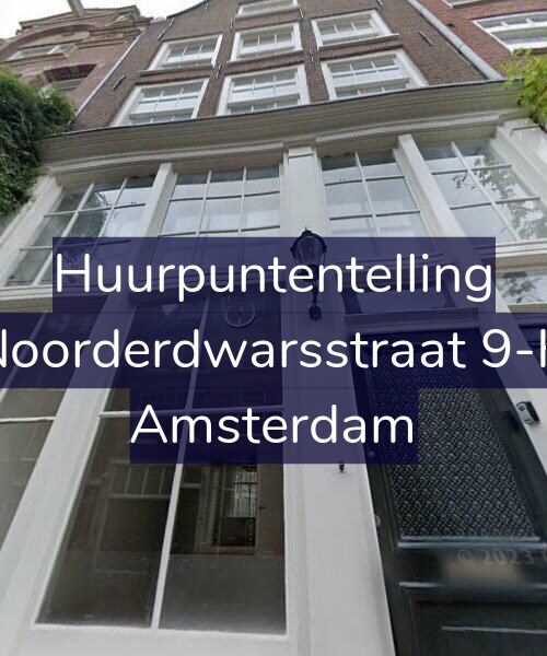 Foto gevel Huurpuntentelling voor Noorderdwarsstraat 9-H, Amsterdam
