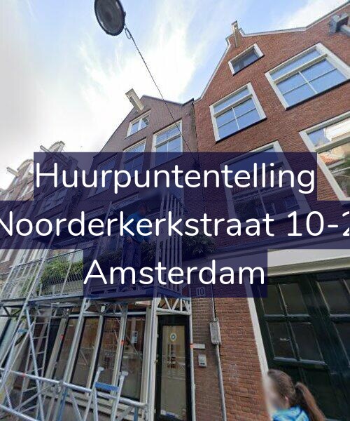 Foto gevel Huurpuntentelling voor Noorderkerkstraat 10-2, Amsterdam
