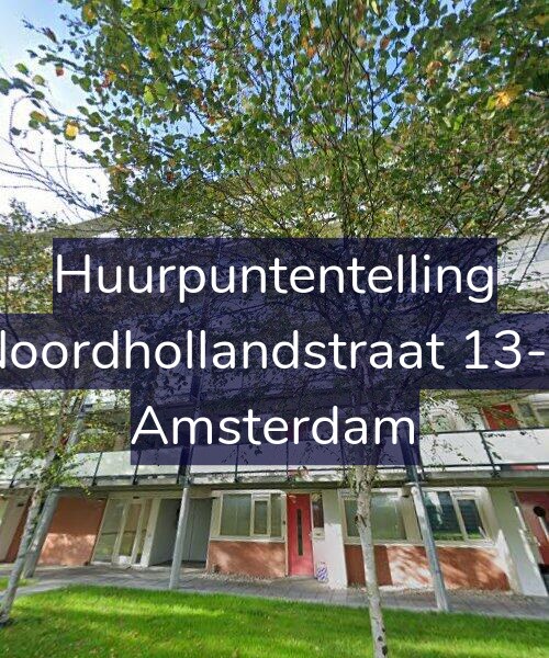 Foto gevel Huurpuntentelling voor Noordhollandstraat 13-E, Amsterdam
