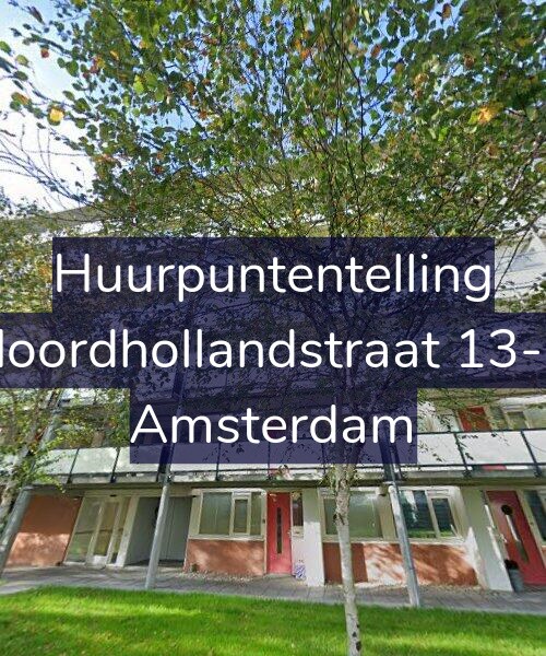 Foto gevel Huurpuntentelling voor Noordhollandstraat 13-C, Amsterdam