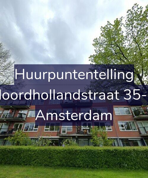 Foto gevel Huurpuntentelling voor Noordhollandstraat 35-B, Amsterdam