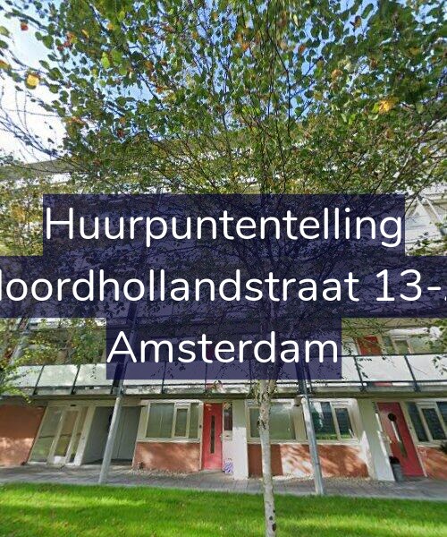 Foto gevel Huurpuntentelling voor Noordhollandstraat 13-A, Amsterdam