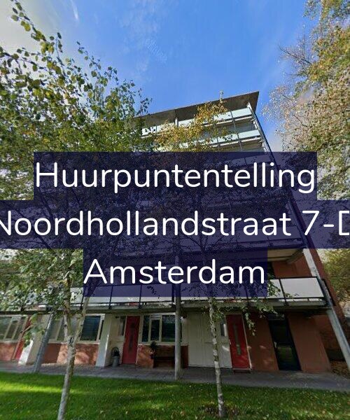 Foto gevel Huurpuntentelling voor Noordhollandstraat 7-D, Amsterdam