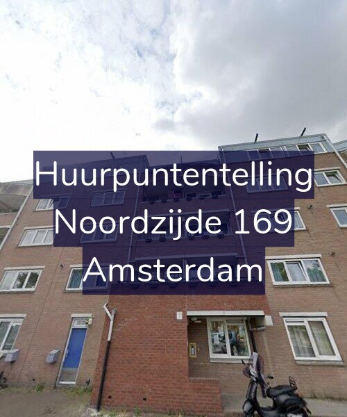 Foto gevel Huurpuntentelling voor Noordzijde 169, Amsterdam