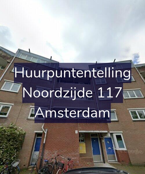 Foto gevel Huurpuntentelling voor Noordzijde 117, Amsterdam
