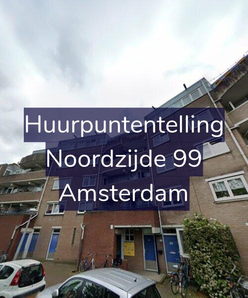 Foto gevel Huurpuntentelling voor Noordzijde 99, Amsterdam