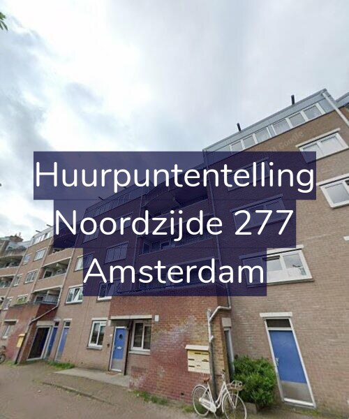 Foto gevel Huurpuntentelling voor Noordzijde 277, Amsterdam