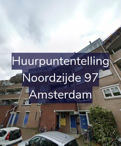 Foto gevel Huurpuntentelling voor Noordzijde 97, Amsterdam