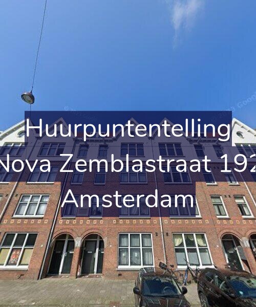 Foto gevel Huurpuntentelling voor Nova Zemblastraat 192, Amsterdam