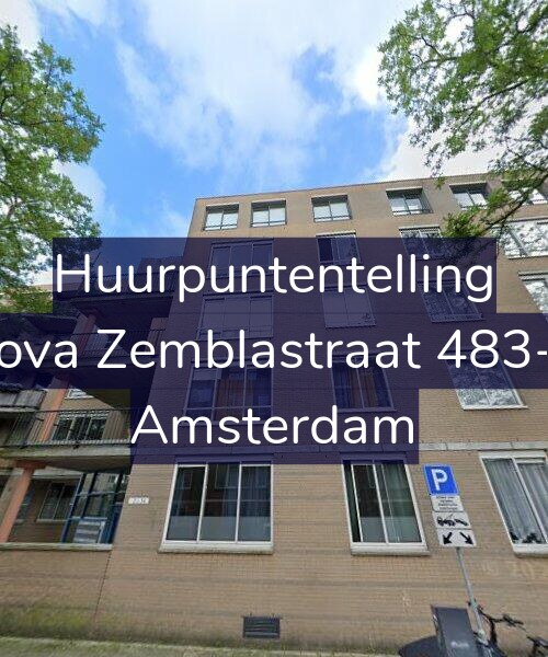 Foto gevel Huurpuntentelling voor Nova Zemblastraat 483-A, Amsterdam
