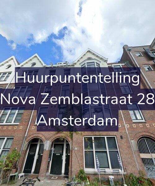 Foto gevel Huurpuntentelling voor Nova Zemblastraat 28, Amsterdam