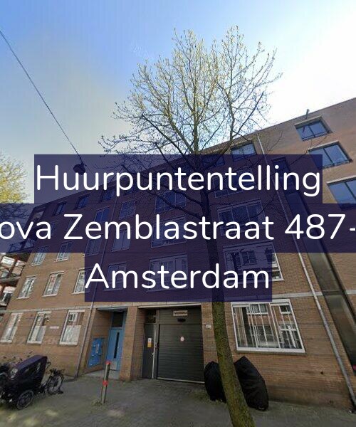 Foto gevel Huurpuntentelling voor Nova Zemblastraat 487-C, Amsterdam