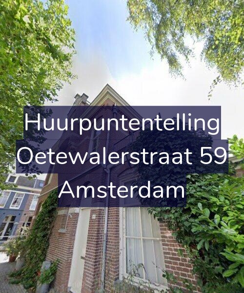 Foto gevel Huurpuntentelling voor Oetewalerstraat 59, Amsterdam